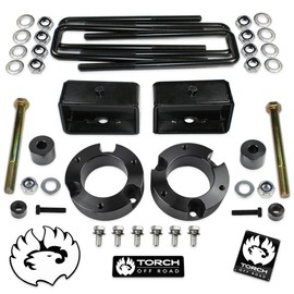 TORCH 3" Front 3" Rear Lift Kit for 2005-2023 Toyota Tacoma 4X4 4WD w Differential Drop TRD SR5 - Models with 6 Lug Wheel Bolt Pattern ONLY