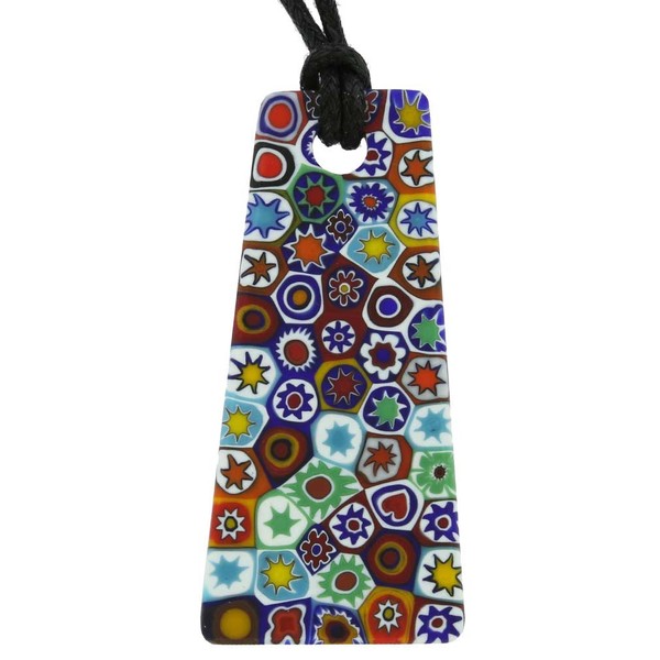 Glass Of Venice Murano Glass Matte Millefiori Necklace - Multicolor