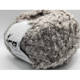 Greige (Grey-Beige) Cloudy Boucle Yarn Super Bulky Weight 71 Yards (65 Meters) 3.53 Ounces (100 Grams) Acrylic
