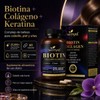 Biotina Keratina Cabello 90 Cápsulas 1800mg Uñas Piel