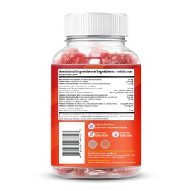 BeLive Elderberry Gummies with Vitamin C - Double Strength Elderberries Extract - Zinc, Multivitamins, B-Complex - for Immune Support Vitamins, Raspberry Flavor (1 Bottle)