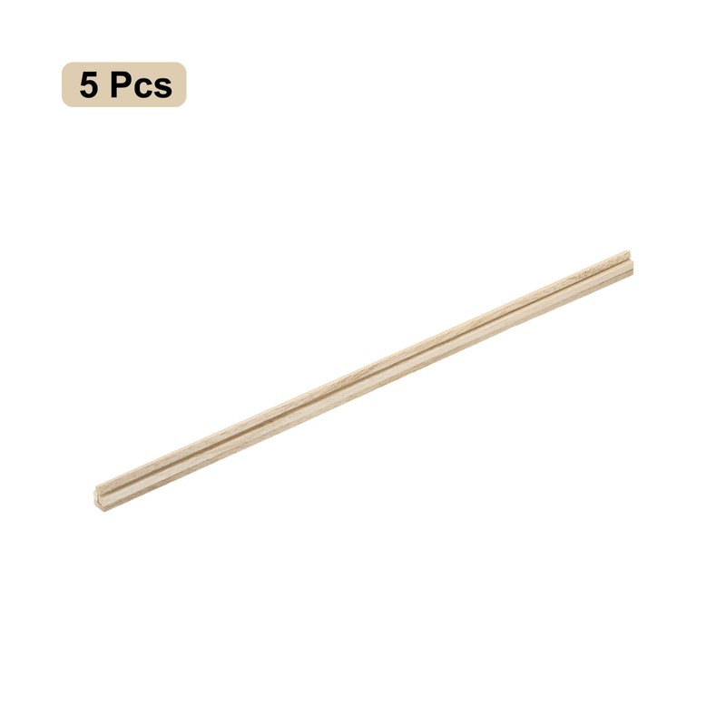 Sourcing Map Square Wooden Dowel Rod, 10" x1/8" x1/8", Unfinished