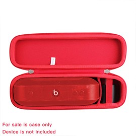 Hermitshell Travel Case for Beats Pill+ Portable Wireless Speaker (Case for Speaker + Charger) (Red)