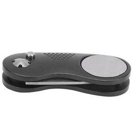 01 Golf Divot Repair Tool, Herramienta de reparación de Golf Golf Pitchfork Fácil de operar Portátil para golfistas Profesionales para la reparación de Golf Divot(8 * 4 * 2cm-Black)