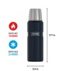 THERMOS THERMOS Stainless King Vacuum-Insulated Compact Bottle, 16 Ounce, Midnight