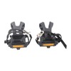 High Grip Toe Clips and Straps Pair Nylon Cycling Pedals