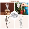 800 PCS Metal Twist Ties, 10CM Reusable Bag Ties, for