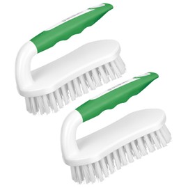 SetSail SetSail Scrub Brush, Heavy-Duty Scrub Brushes for Cleaning with Stiff Bristles Cleaning Brush for Shower, Bathroom, Carpet, Kitchen and Bathtub Scrubber - 2 Pack Green