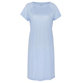 CALIDA Deepsleepwear Women's Cooling Nightdress Natural Thermal Regulation Stops Overheating, Harmony Blue