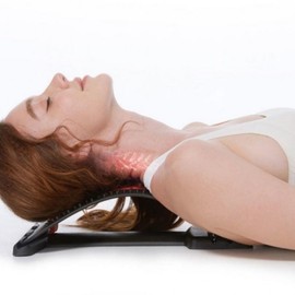 Home Workout Acupressure Stretching Board for Neck, Back, Waist Extension & Rounded Shoulder Relief Stretcher