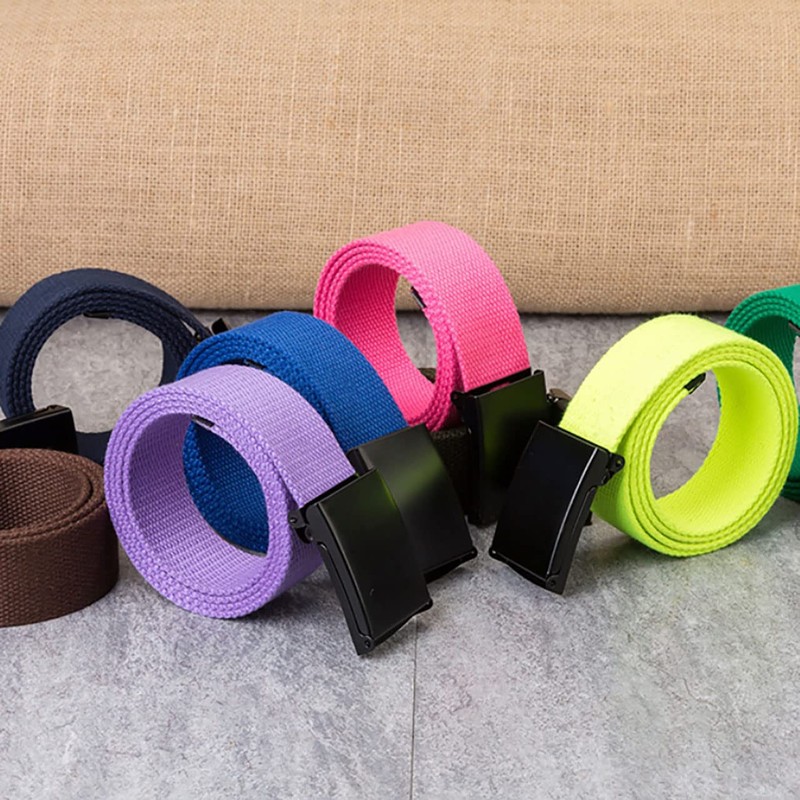CHROME CRANE BLT054 Men's Waist Belt, Nylon, Plain, Buckle Design,