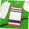 Mipcase Golf Scorebook PU Leather Holder for Golf Scorecards Durable