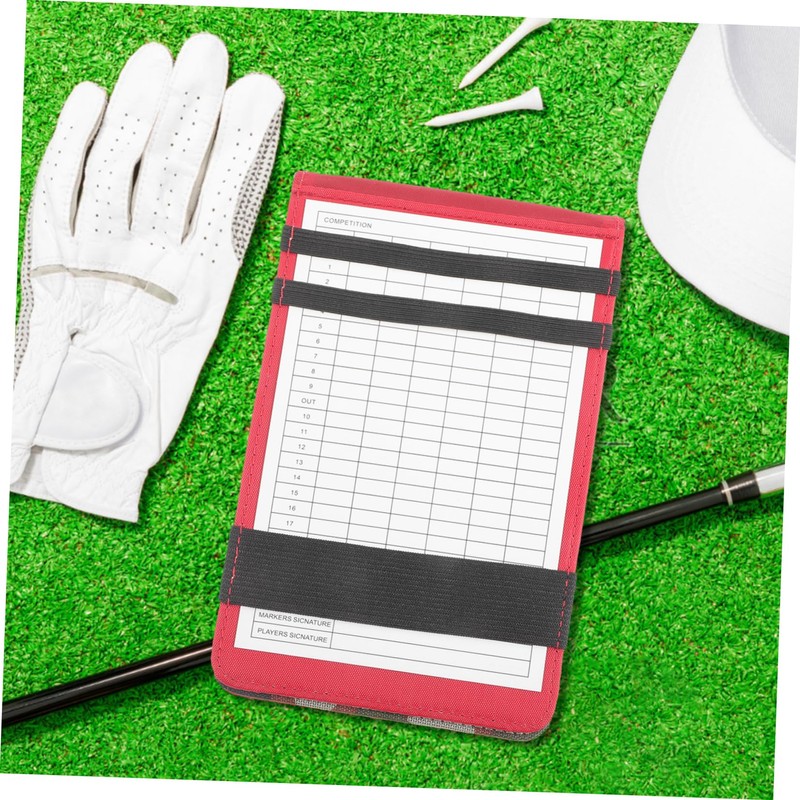 Mipcase Golf Scorebook PU Leather Holder for Golf Scorecards Durable
