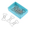 12 Pcs Paper Clips Creative Bone Shape Paper Clips for