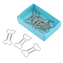 12 Pcs Paper Clips Creative Bone Shape Paper Clips for Art Crafts, Scrapbooks Office School Supplies