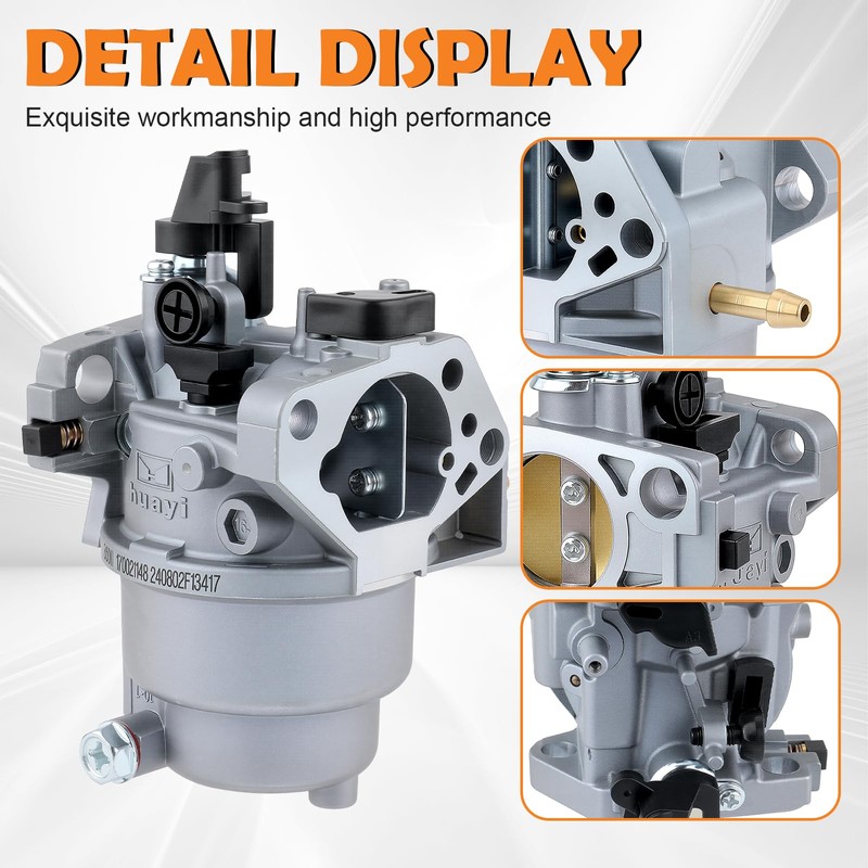 Huayi P27-1C Generator Carburetor with Gaskets Fit for Generac GP5500