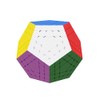 XMDCuber Megaminx 5 x 5 Stickerless Puzzle Cube, 5 x