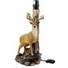 Ebros 12 Point Whitetail Deer Buck Desktop Table Lamp With