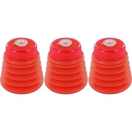 KUM AZ347.01.16-R Softie 221 M1 Pencil Sharpener with Container, 3 Red Sharpeners, Flexible and Shatterproof, Container Sharpener
