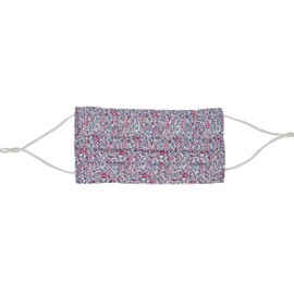Liberty print face mask handmade in London (Katie & Millie Pink)