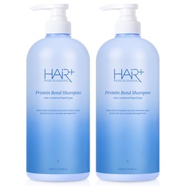 헤어플러스 단백질 본드 샴푸 그린 플로럴 머스크 향, 1L, 2개 Hair Plus Protein Bond Shampoo Green Floral Musk Scent, 1L, 2 Pack