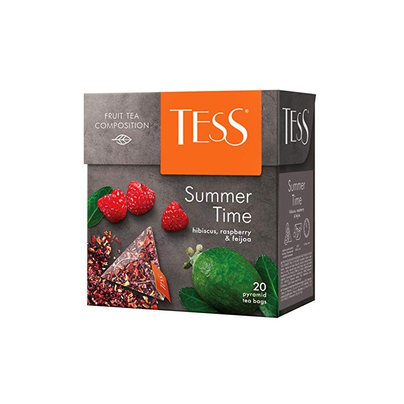Tess Summer Time Fruit Tea Composition Hibiscus, Raspberry and Feijoa