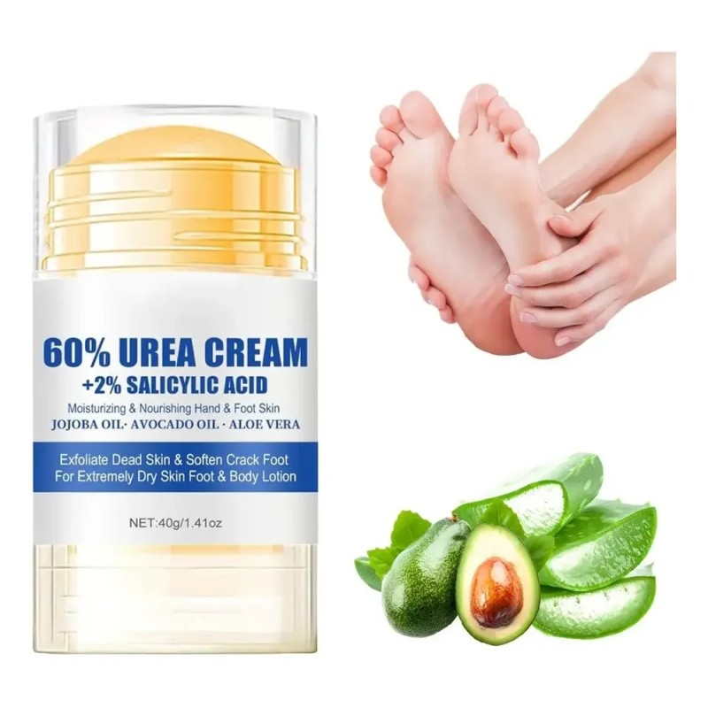 Crema Exfoliante Hidratante Para Pies Con 60% De Urea