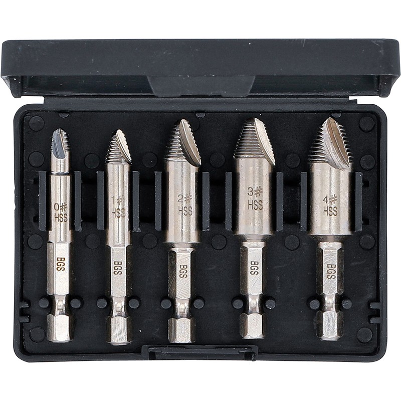 BGS Screw Extractor Set, 5 Pieces, 1 Piece, 5282