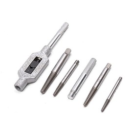sourcingmap 6 in 1 Broken Damaged Bolt Screw Extractor Set Remover Tool for Car