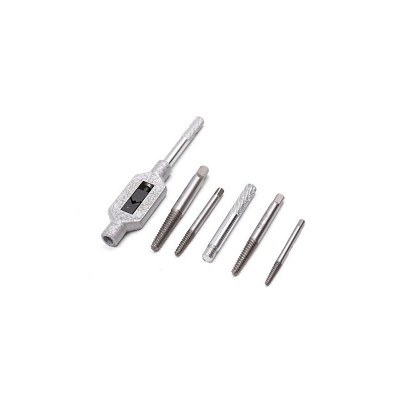 sourcingmap 6 in 1 Broken Damaged Bolt Screw Extractor Set