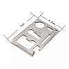 Unbranded 11 in 1 Multi Purpose Pocket Survival Camping Stainless