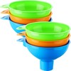 Nuogo 6 Pcs Wide Mouth Canning Funnels for Mason Jars