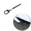 carpart2021 Black Alloy Track Racing Aluminum Tow Hook Ring For