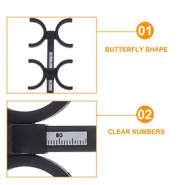 Qukaim Optometry Instrument Optical Flipper, Professional Plastic Adjustable Optometry Flip Instrument for Visual Training, Lightweight Design, Compact Size