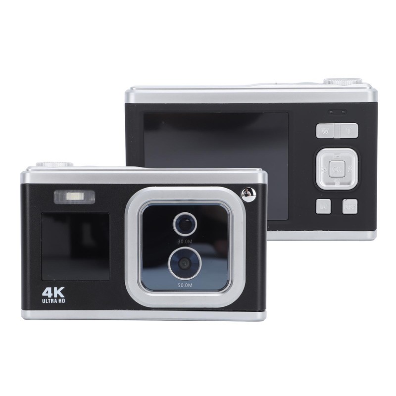 Digital Camera 4K HD Dual IPS Screen 50MP 30MP Dual