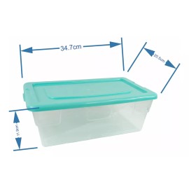 Boris 3 Cajas Organizadoras De Plastico 34.7cm Almacenamiento