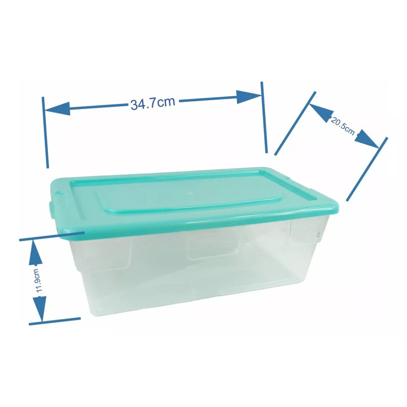 Boris 3 Cajas Organizadoras De Plastico 34.7cm Almacenamiento