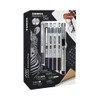 Zebra Stainless Steel Set: Juego De Bolígrafo Y Portaminas M/F