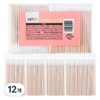 Comet Multipurpose Micro Swabs, 12, 100 Pieces / 코멧 다용도 마이크로 면봉, 12개, 100개입