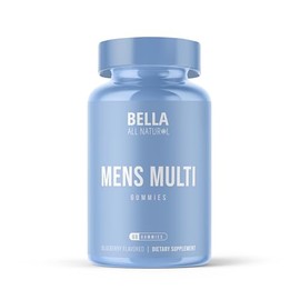 Bella All Natural Mens Multi Gummies, Blueberry Flavored, 60ct