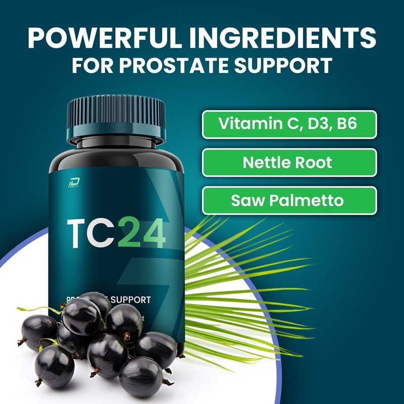 TC24 (1 Pack) TC 24 Prostate Supplement for Men Capsule
