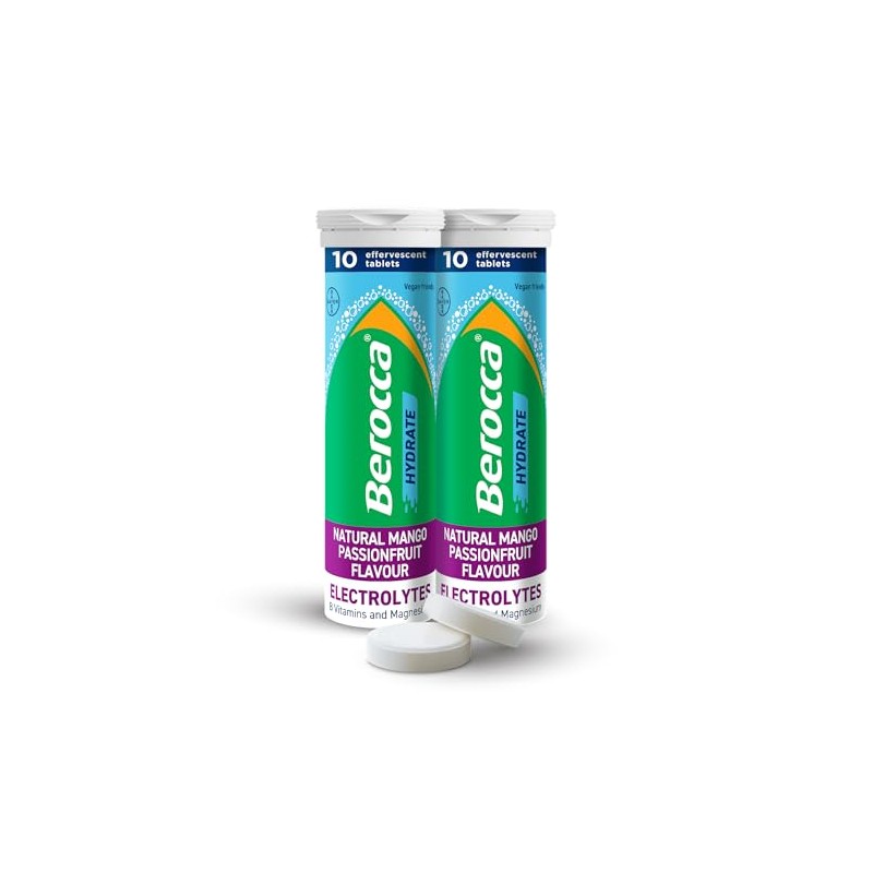 Berocca Hydrate - Electrolytes for Fast Hydration & B Vitamins,