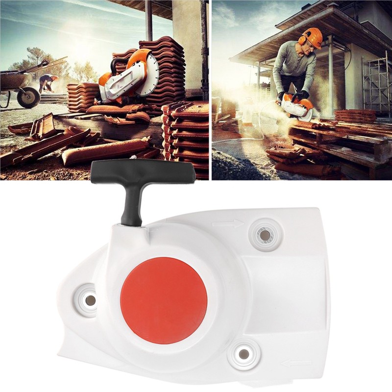Recoil Starter With Extra Pull Cord For Stihl Ts410 Ts410Z