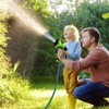 Pangda 25 Ft x 3/8'' Coil Garden Hose EVA Recoil