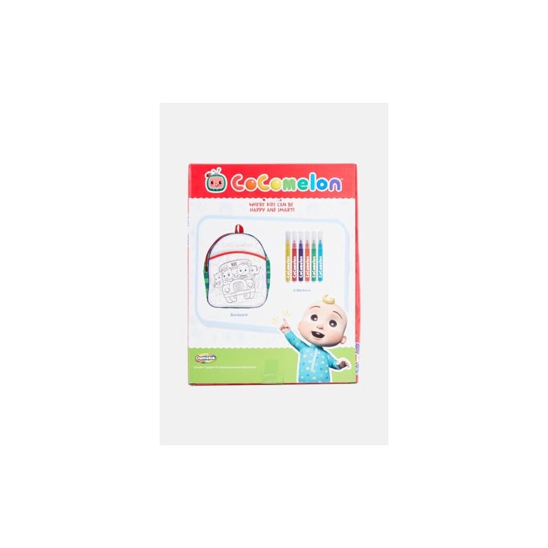 Creative Kids, Cocomelon Back Pack, Create My Own Backpack, Ages