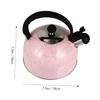iplusmile 1pc Stainless Steel Whistling Kettle with Heat-Insulated Handle Water