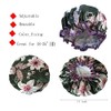 (Lily) - Quanchen Shower Cap for Women Long Hair,Reusable Elastic