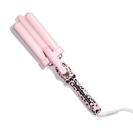 The Beachwaver Co. 3B Waver - Pink Catwalk | Triple Barrel Hair Waver for Mermaid Waves | Professional Curling Iron with Adjustable Temperature, LED Screen, and Ceramic Barrels