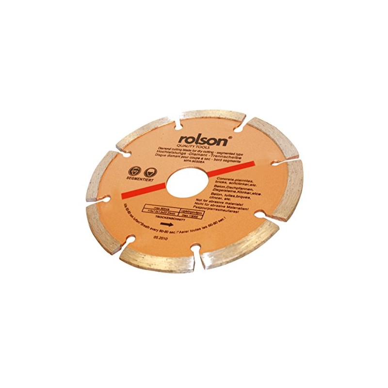 Rolson 24394 115 mm Diamond Tipped Segmented Blade