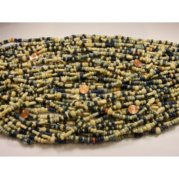 2 Pounds Assorted Shapes & Sizes Water Buffalo Bone Spacer
